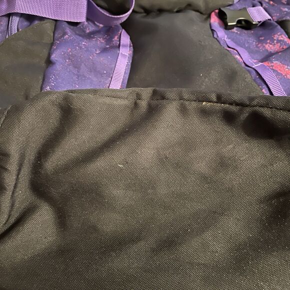 Adidas Black Purple Pink Bat Bag. Several Pockets. Excellent Used Condition - Picture 10 of 15